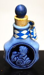 Continental Blue Pottery Advertising Snuff Bottls