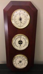 Beautiful Wood Mounted Weather Instruments