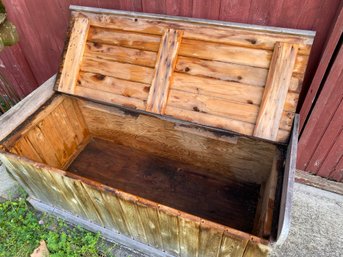 Large Cedar Storage Chest 50x24x23in Solid Wood Box