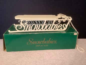 Snowbabies Display Sled