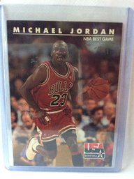 1992 Skybox USA Basketball Michael Jordan NBA Best Game - C