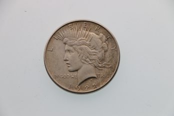 1922  Silver Peace Dollar Coin