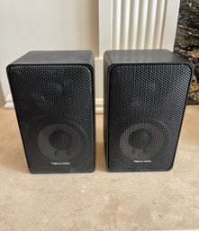 Pair Of Realistic Minimus-7 Stereo Speakers Model #40-2030C