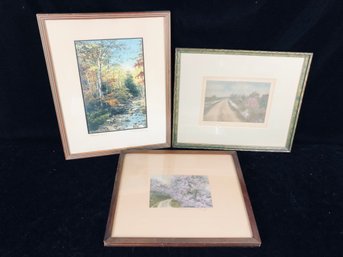 Set Of Wallace Nutting Prints In Frames Lot 2