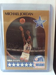 1990 NBA Hoops Michael Jordan All Star Card - C