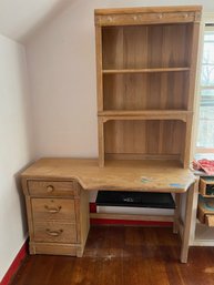 Desk With Attached Shelf By Lexington