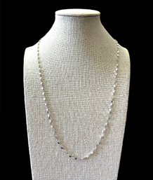 Vintage Italian Sterling Silver Linked Chain