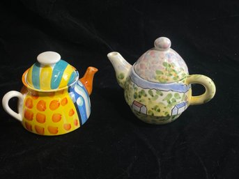 Whimsical Italian Teapots