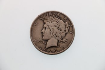 1923 Silver Pece Dollar Coin