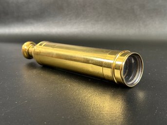 A Vintage/Antique Telescope In Brass