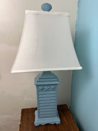 Baby Blue Coastal Style Lamp