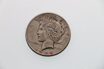 1926 Silver Peace Dollar Coin