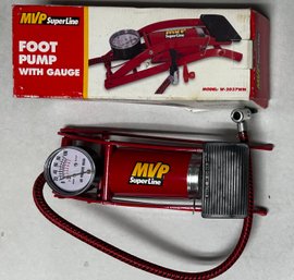 MVP SuperLine Foot Pump With Gauge  RC/E1