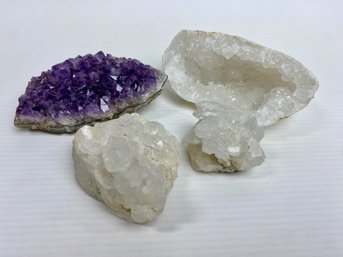 Four Crystals - Amethyst And Quartz (4)