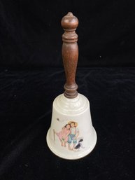 Vintage 1981 Gorham Sweet Serenade Wood Handle Bell