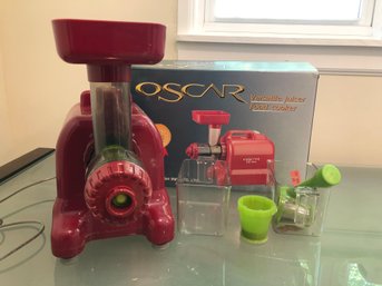 OSCAR Juice Extractor Fruit Juicer Multipurpose Red