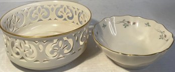 Two Gorgeous Lenox Bowls