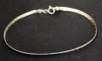 Fine Sterling Silver Bracelet 7 1/4' Long