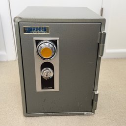 Brinks Home Security Small Safe Model No. 5059 With Dial And Key Lock