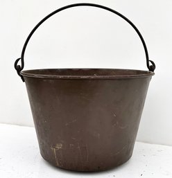 An Antique Copper Bucket