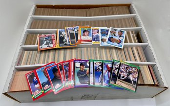 Large Box Of 1980s & 1990s Baseball Cards, Various Brands