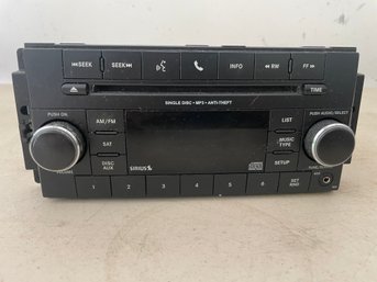 Dodge Jeep Chrysler Single Disc CD MP3 Satellite Radio Player