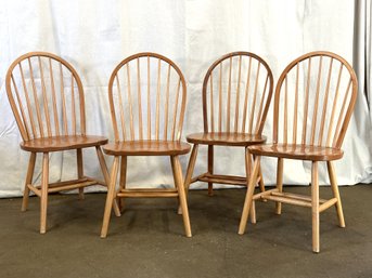 Weekend Project: A Set Of Four Contemporary Windsor Chairs