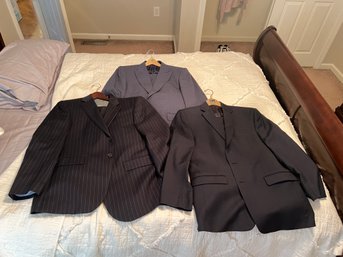 Lot Of 3 Suits Including Ralph Lauren