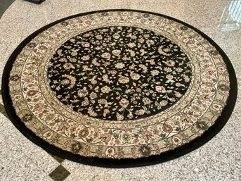 5 Ft Round Entry Rug