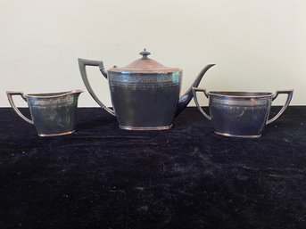 Silver Plate Tea Set Lot