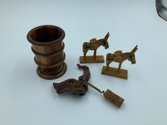 Assorted Wooden Souvenirs