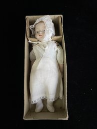 Handmade Antique Bisque Baby Doll  And Accessories