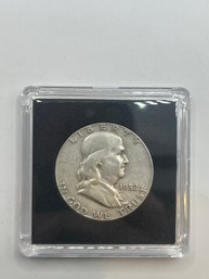 1952 Benjamin Franklin Silver Half Dollar