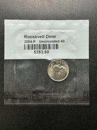 2004-P Uncirculated Roosevelt Dime In Littleton Package