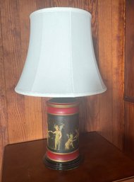 Vintage English Tole Table Lamp