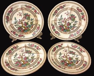 Four BCM Lord Nelson Ware Indian Tree Divided Plates