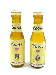 Vintage Coors Beer Salt & Pepper Shaker Set