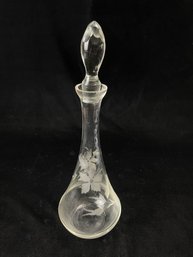 Floral Decanter