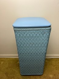 Mid Century Harvey Baby Blue Hamper