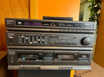 Panasonic AM/FM Stereo, Amplifier & Cassette Deck