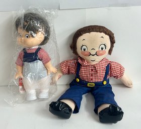 2 Campbell Soup Dolls