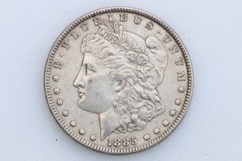 1885 Silver Morgan Dollar Coin