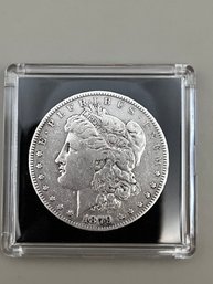 Beautiful 1879 Morgan Silver Dollar In Plastic Case