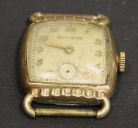 Vintage Gold Filled Bulova Wristwatch As/is Condition