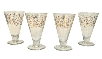 Four Vintage Kuhlua Celebration Glasses