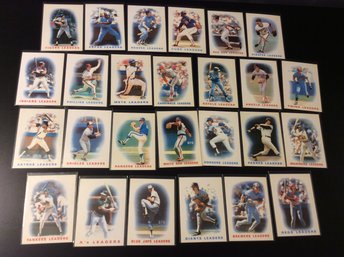 (26) 1986 Topps Tiffany Team Leaders Cards
