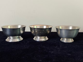 Set Of Woodbury Pewters Bowls