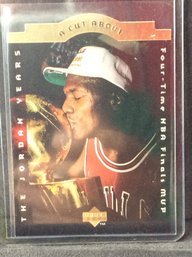 1996 Upper Deck A Cut Above Michael Jordan Die Cut Card - M
