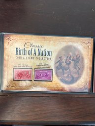 Beautiful Vintage Classic Birth Of A Nation Coin & Stamp Collection