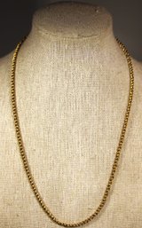 14K GF Vintage Rope Chain Necklace 18' Long